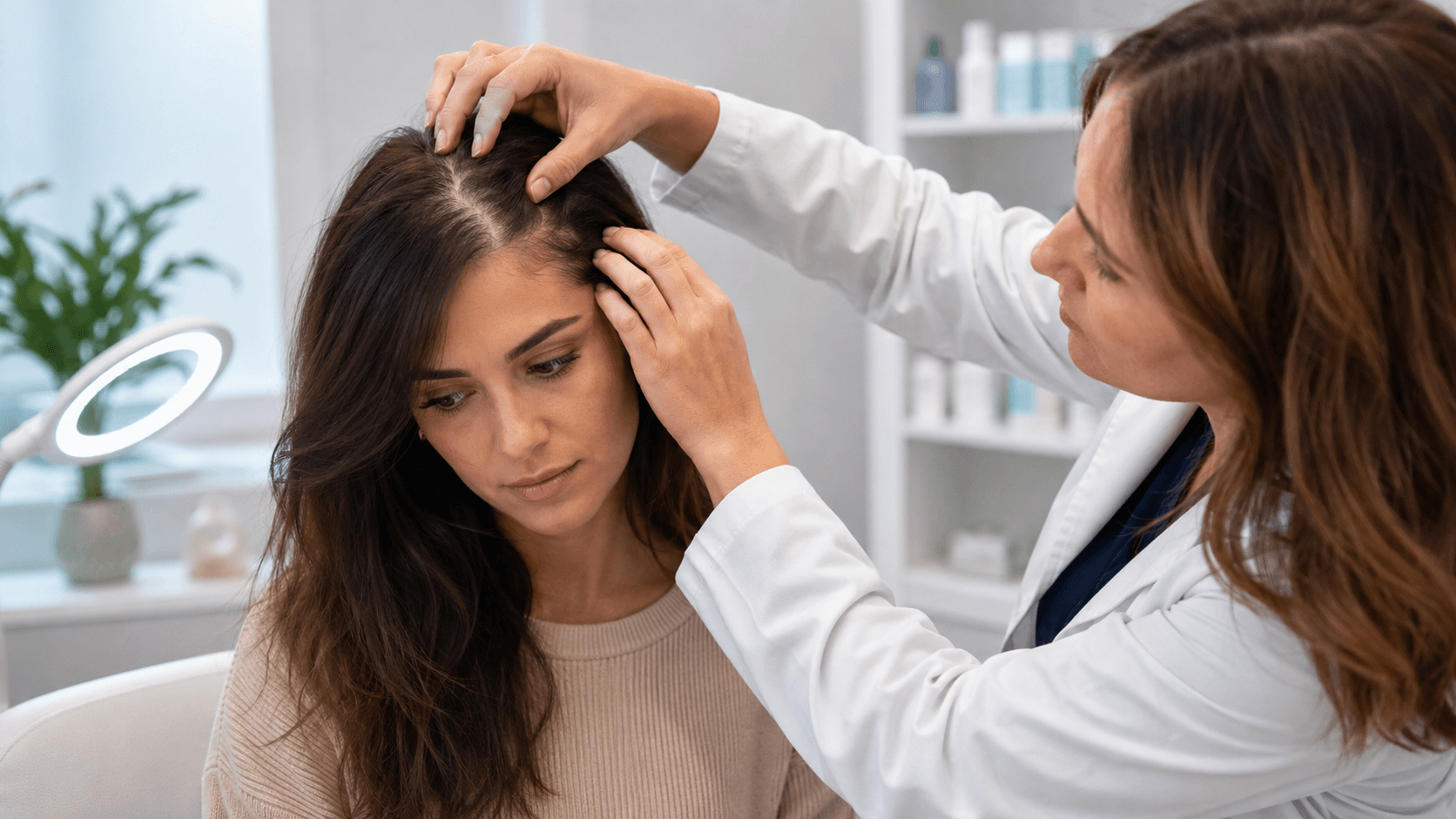 Imagen de apoyo para Alopecia femenina: causas, diagnóstico y tratamientos habituales