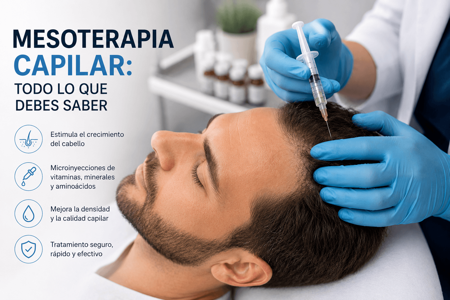 Imagen de apoyo para Mesoterapia capilar: todo lo que debes saber