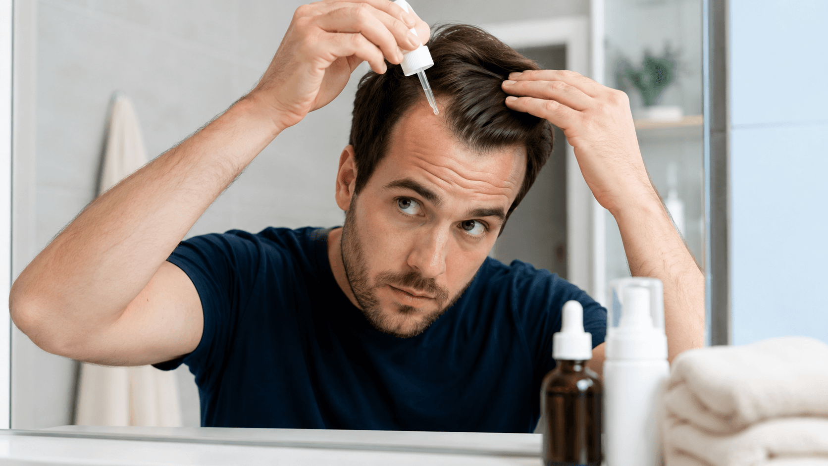 Imagen de apoyo para Minoxidil capilar: para qué sirve, formatos y qué esperar